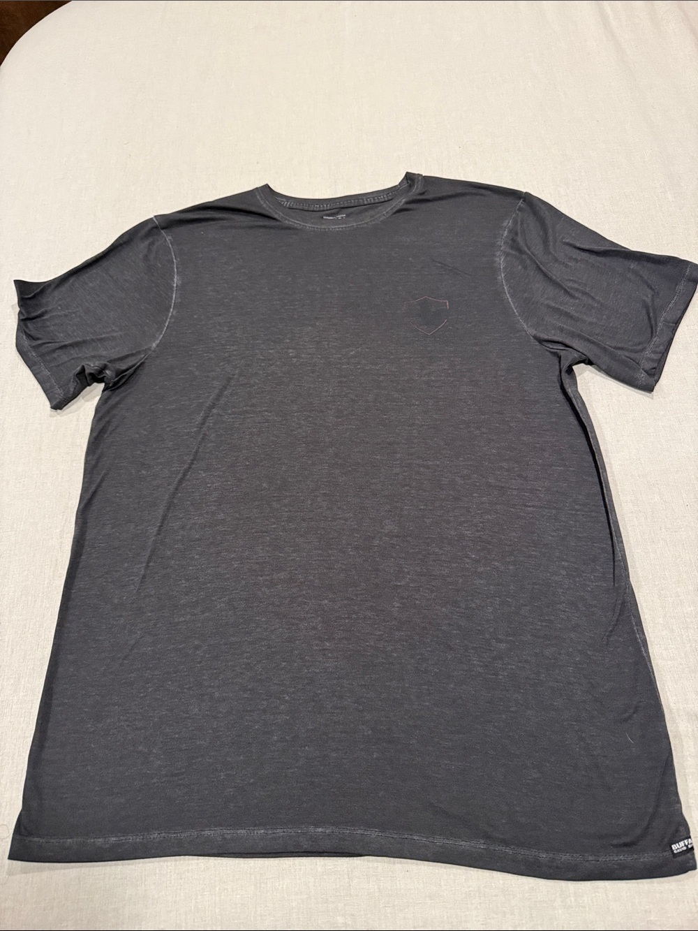 Buffalo David Bitton Men’s Large Gray Graphic Crew Neck Short Sleeve T-Shirt